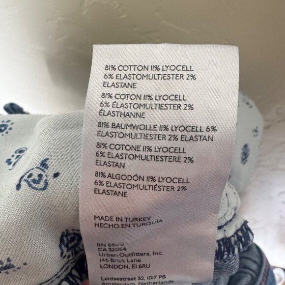 Pilcro Dark Blue Flare Jeans - Picture 8 of 13